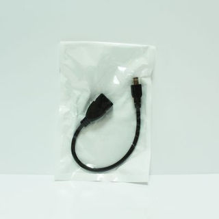 Кабель USB - microUSB черный 15 см Rexant